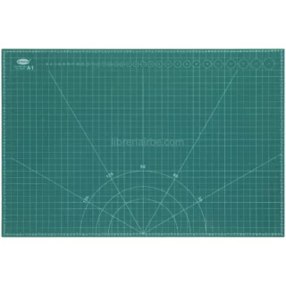 Base de Corte Autorreparable Doble Cara Allwin Tamano A1 59.4 x 84.1 cm Verde Librería IRBE Cochabamba Bolivia