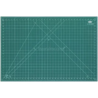 Base de Corte Autorreparable, Doble Cara, Allwin, Tamaño A1 (59.4 x 84.1 cm), Verde Reverso