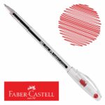 Bolígrafo Faber-Castell 061 Fine, Punta de 0.7 mm, Rojo