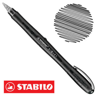 Bolígrafo Gel STABILO Bl@ck Medium Negro