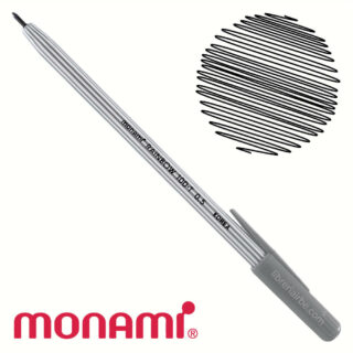 Bolígrafo Monami Rainbow 100-T 0.5 Negro