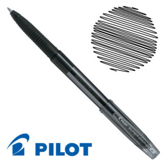 Bolígrafo PILOT Super Grip-G Fine 0.7 Negro