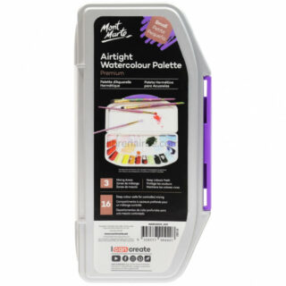 Paleta Hermética para Acuarela Mont Marte Premium Pequeña
