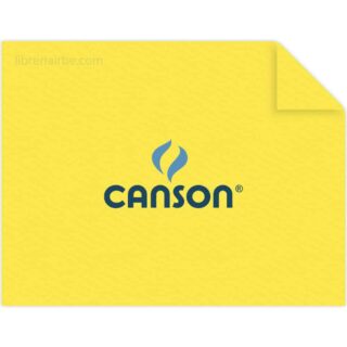 Pliego Cartulina CANSON Colorline (50 x 65 cm) Amarillo Canario
