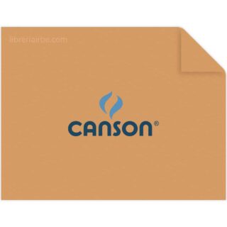 Pliego Cartulina CANSON Colorline (50 x 65 cm) Cuero
