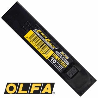 Set 10 Cuchillas 18 mm de Repuesto OLFA Excel Black Modelo LBB-10