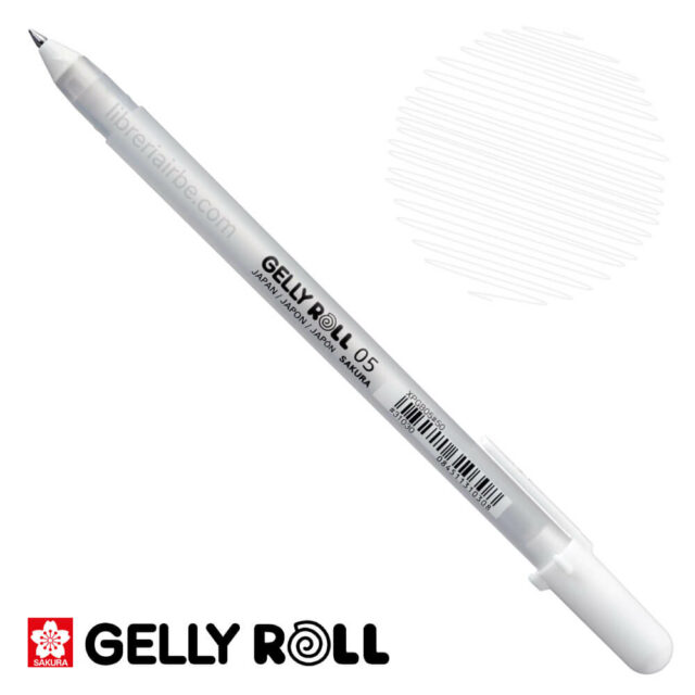 Bolígrafo Gel Sakura Gelly Roll Blanco 05