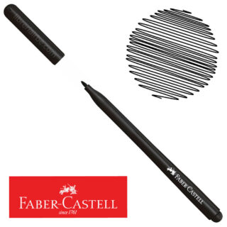 Marcador Delgado Fiesta 45 Faber-Castell Negro