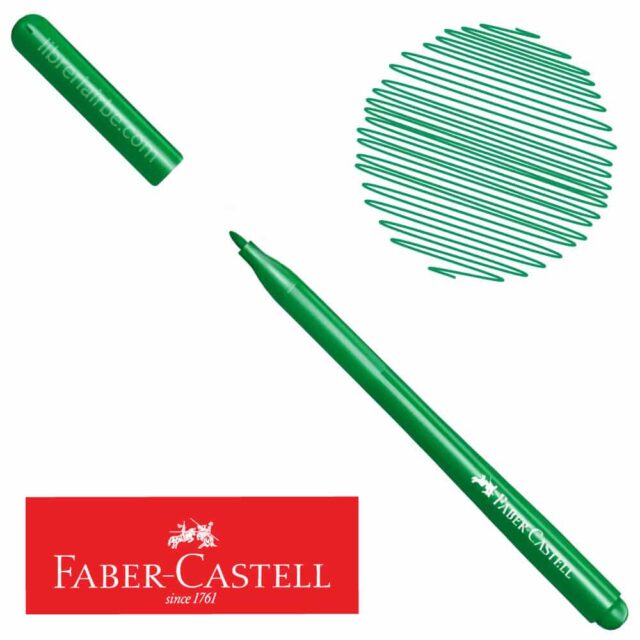 Marcador Delgado Fiesta 45 Faber-Castell Verde