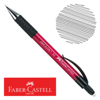 Portaminas 0.5 mm Faber-Castell Grip Matic 1375 Rojo