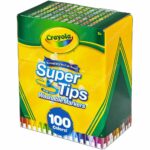 Set 100 Marcadores Crayola Super Tips Nuevo