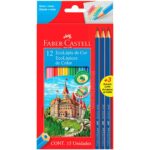 Set 12 EcoLápices de Colores Faber-Castell + 3 EcoLápices de Grafito