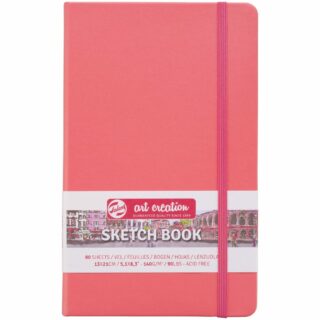 Sketchbook Talens Art Creation con 80 Hojas de 140 g (13 x 21 cm) Rojo Coral