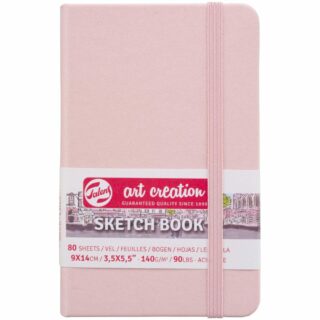 Sketchbook Talens Art Creation con 80 Hojas de 140 g (9 x 14 cm) Rosa Pastel