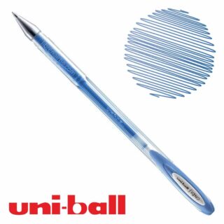 Bolígrafo Gel uni-ball Signo Noble Metal Azul Metálico