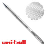 Bolígrafo Gel uni-ball Signo Noble Metal Plateado Metálico