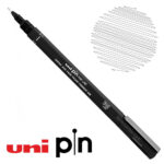 Estilógrafo de Dibujo uni Pin Fine Line Negro 0.1