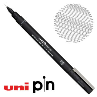 Estilógrafo de Dibujo uni Pin Fine Line Negro 0.2