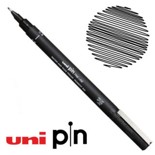 Estilógrafo de Dibujo uni Pin Fine Line Negro 0.8