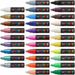 Marcadores Multisuperficie de Pintura Acrílica uni-POSCA PC-8K (Punta Ancha 8.0 mm)