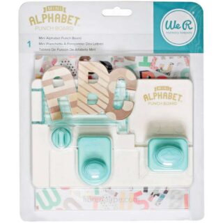 Perforadora de Letras Pequeñas We R Memory Keepers Mini Alphabet Punch Board