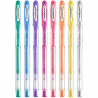Set 8 Bolígrafos Gel uni-ball Signo Angelic Colour Pastel