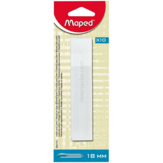 Set 10 Cuchillas 18 mm de Repuesto Maped