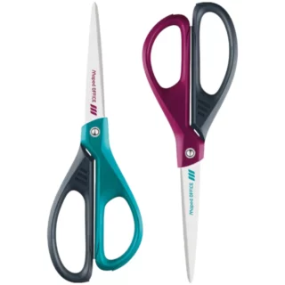 Tijera de 21 cm, Grande, para Oficina, Maped Essentials Metal Office Colours, Asimétrica