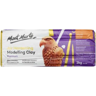 Arcilla para Modelar de Secado al Aire – 2 kg Terracota Mont Marte Premium