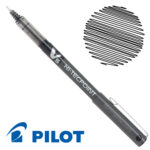 Bolígrafo de Tinta Líquida PILOT V5 Hi-Tecpoint Negro