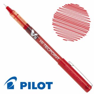 Bolígrafo de Tinta Líquida PILOT V5 Hi-Tecpoint Rojo