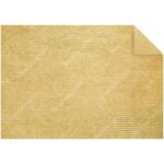 Papel Madera, para Forrar Cuadernos, Kraft Listado Oro, Pliego  de 70 x 100 cm, 45 g/m²