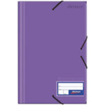 Folder con Liga Plástico Tamaño Oficio Artesco Violeta