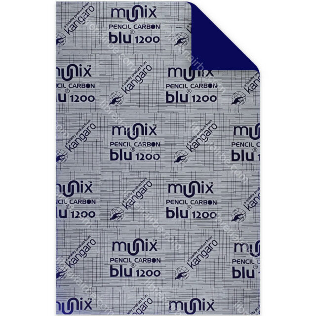 Papel Carbónico Azul Tamaño Oficio Munix Blu