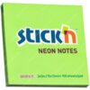 Bloc 100 Notas Adhesivas Stick'n Neón (76 x 76 mm) Verde