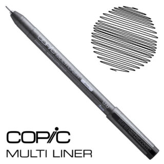 Estilógrafo COPIC MULTILINER Negro 0.8