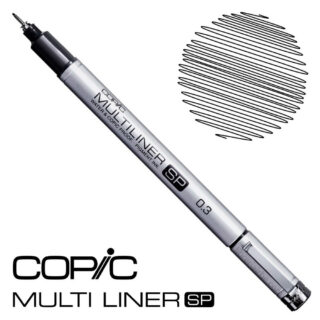 Estilógrafo Recargable COPIC MULTILINER SP Negro 0.3