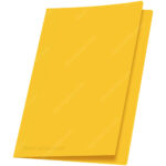 Fólder de Color Tamaño Oficio American Iris - Amarillo