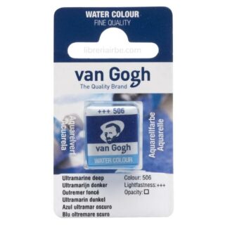Pastilla de Acuarela Van Gogh - Azul Ultramar Oscuro 506