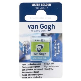 Pastilla de Acuarela Van Gogh - Verde Amarillento Permanente 633