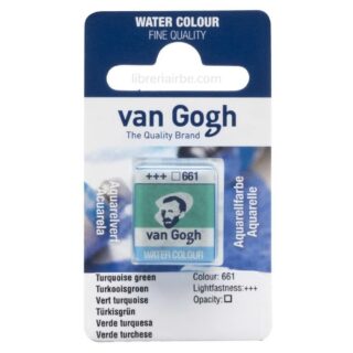 Pastilla de Acuarela Van Gogh - Verde Turquesa 661