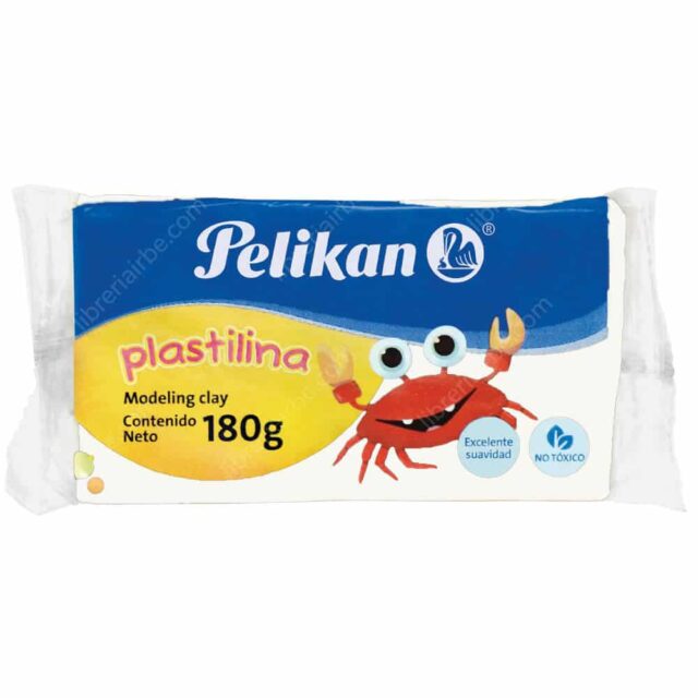 Barra de Plastilina Pelikan 180 g - Blanco