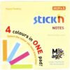 Bloc 100 Notas Adhesivas Stick'n Magic Pastel (76 x 76 mm) 4 Colores en 1