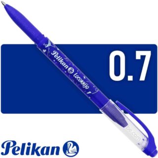 Bolígrafo, Micropunta de Tinta Gel Borrable, Recargable, Punta Fina, Pelikan Locorrijo, Azul