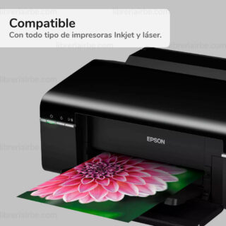 Paquete 20 Hojas de Papel Fotografico con Brillo Glossy 200g Tamano A4 Impreso Librería IRBE Cochabamba Bolivia