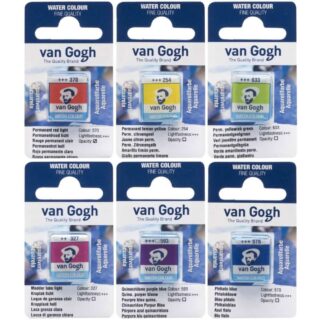 Pastillas de Acuarela Van Gogh por Unidad (72 Colores)