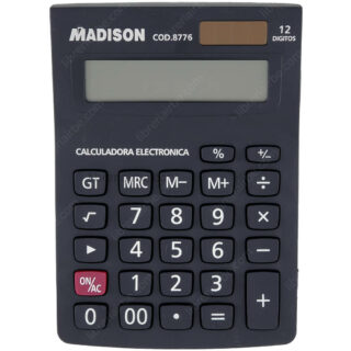 Calculadora Electrónica de 12 Dígitos MADISON