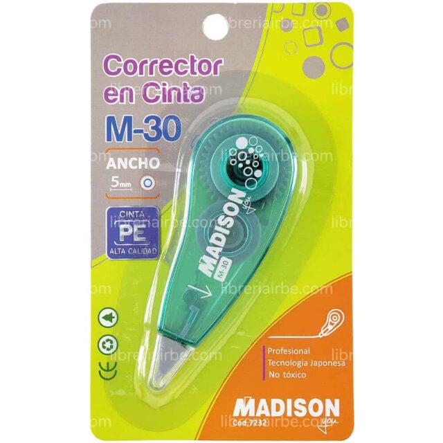 Cinta Correctora M-30 MADISON (Color Aleatorio)