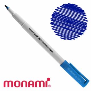 Marcador Permanente Punta Fina Monami OHP PEN - Azul