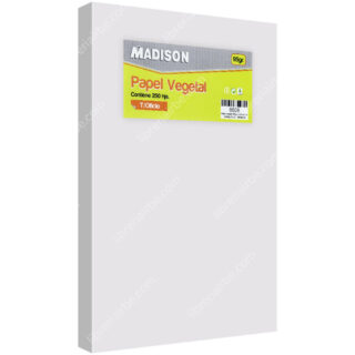 Paquete 250 Hojas Papel Vegetal - Cebolla MADISON 95 g Tamaño Oficio